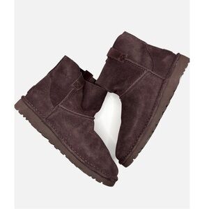 UGG Deep Purple Unlined Mini Ankle Boots